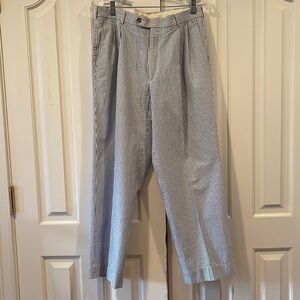 Berle ⭐️white and light blue striped pants